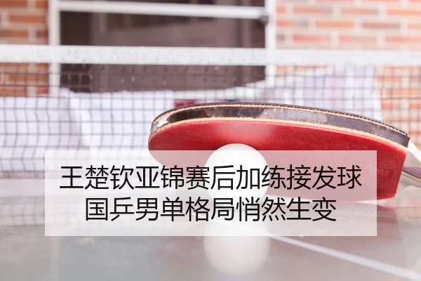 王楚钦亚锦赛后加练接发球 国乒男单格局悄然生变